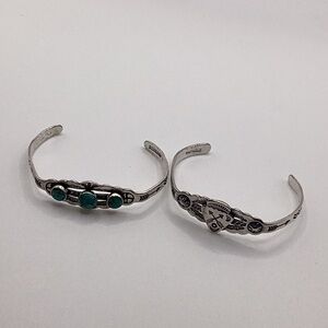 Youth Sterling VINTAGE Native American bracelets.